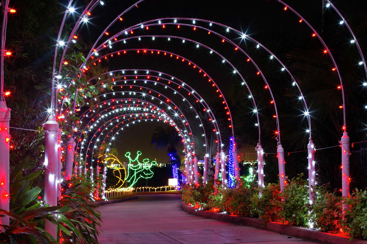 Moody Gardens Festival of Lights in Galveston