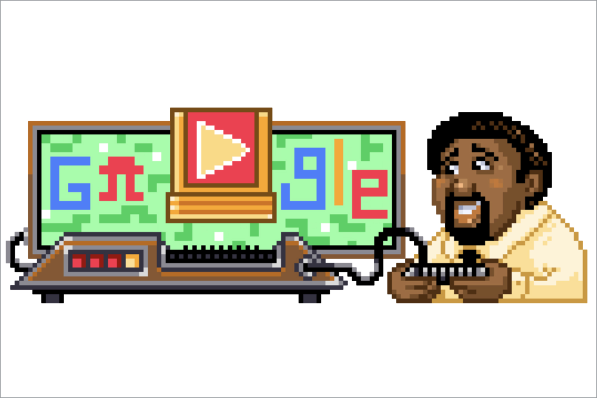2048px x 1365px - Google Doodle honors first Black video game engineer
