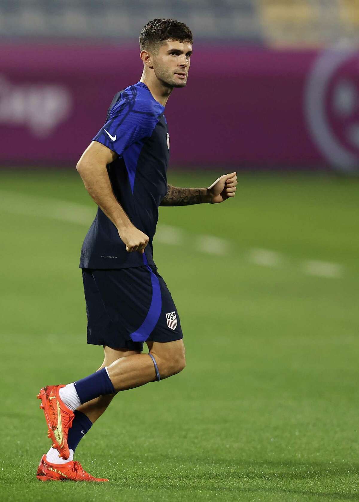 Christian Pulisic participates in U.S. practice on Friday, a day before the Americans were to face Netherlands.