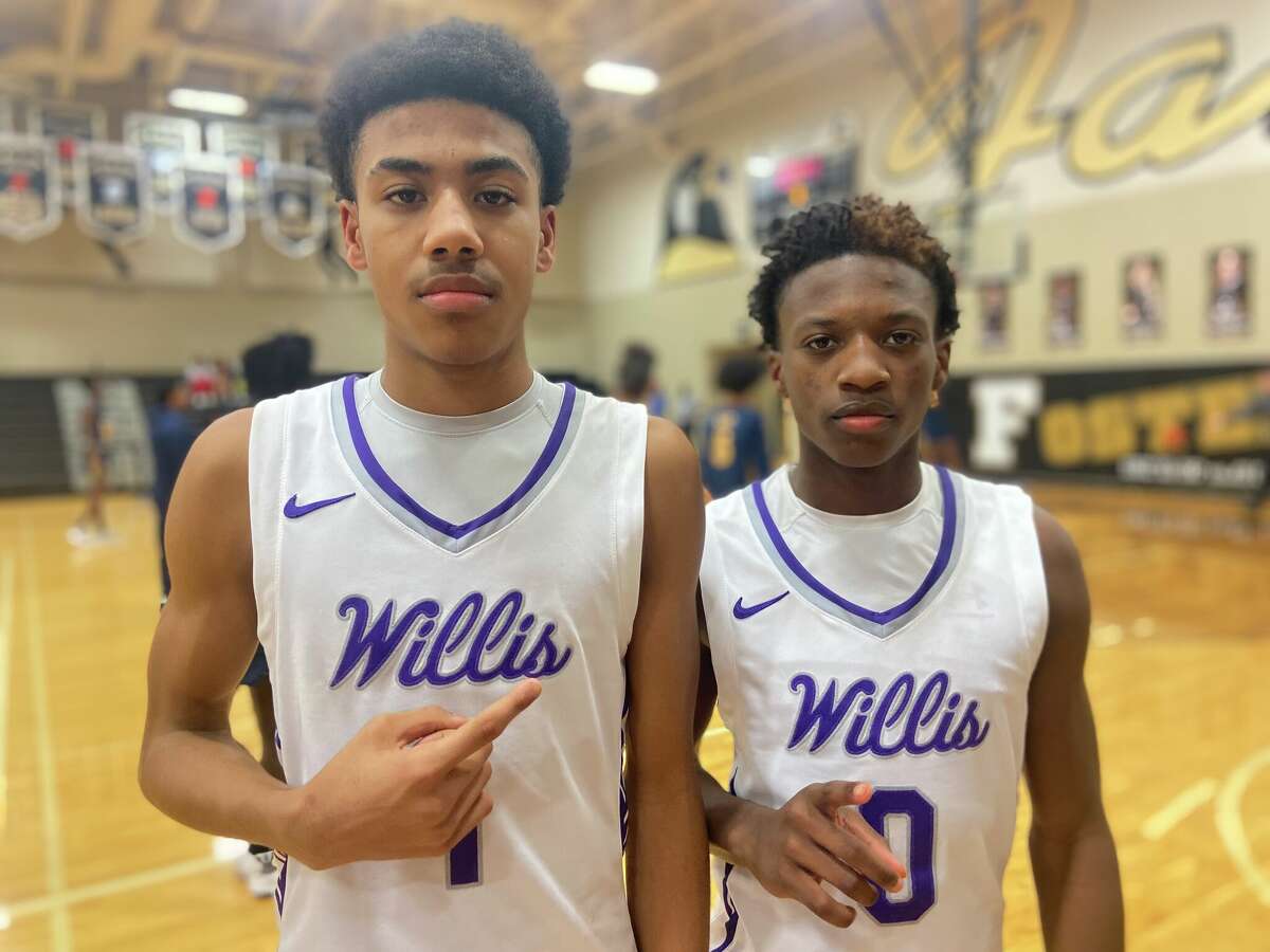 Willis freshman SJ Young, left, and sophomore Tyshon Nixon are emerging as leaders for a young Wildkats team that is 8-5 through the early part of the season.