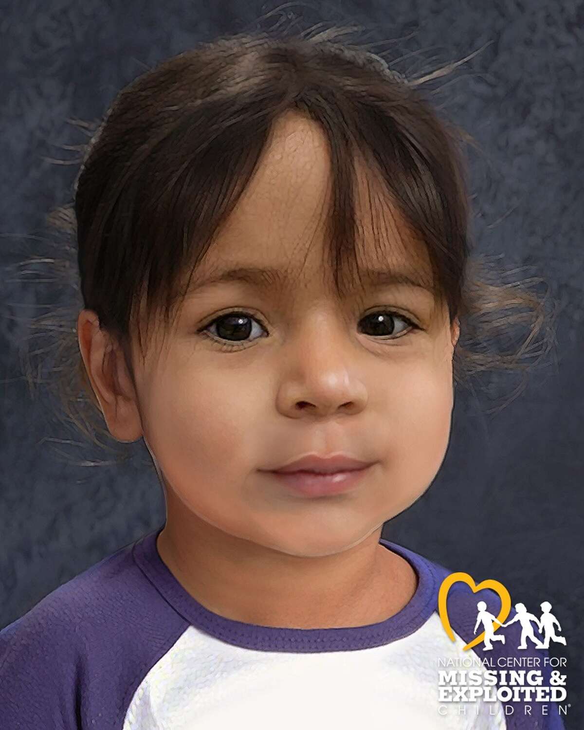 Vanessa Morales, who turned four Sept. 7, has been missing since Dec. 2, 2019, when her mother Christine Holloway was discovered bludgeoned to death in a Myrtle Street home, according to Ansonia police. Pictured: an age-progressed image of Vanessa.