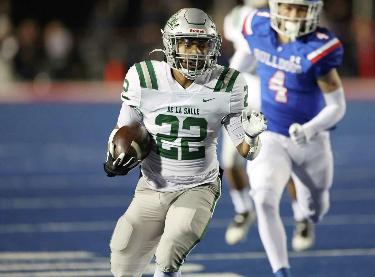 De La Salle sophomore running back Derrick Blanche scored on a 6-yard run on the first play of the second quarter against Folsom.