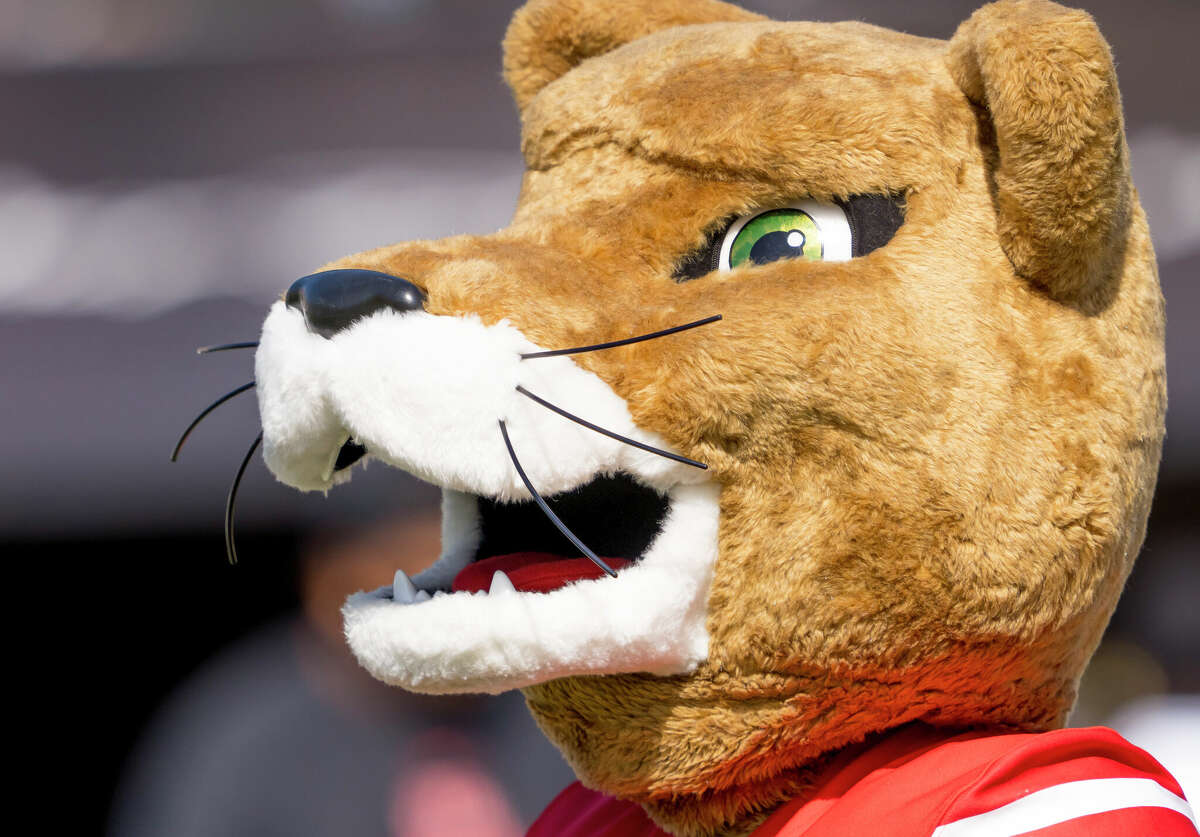 Houston Cougars mascot during the football game between the UCF Knights and the Houston Cougars on November 2, 2019 at Bright House Networks Stadium in Orlando, FL.