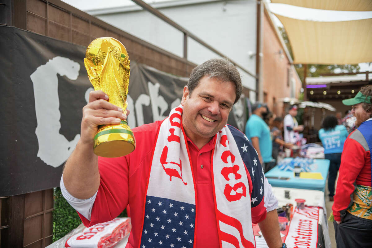 San Antonians gathered at Smoke BBQ+SKYBAR to watch the men's U.S. National soccer team take on the Netherlands in the Round of 16 at the FIFA World Cup on Saturday, December 3, 2022.