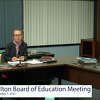 Wilton Board of Education Chair Ruth DeLuca at a school board meeting on Dec. 1, 2022.