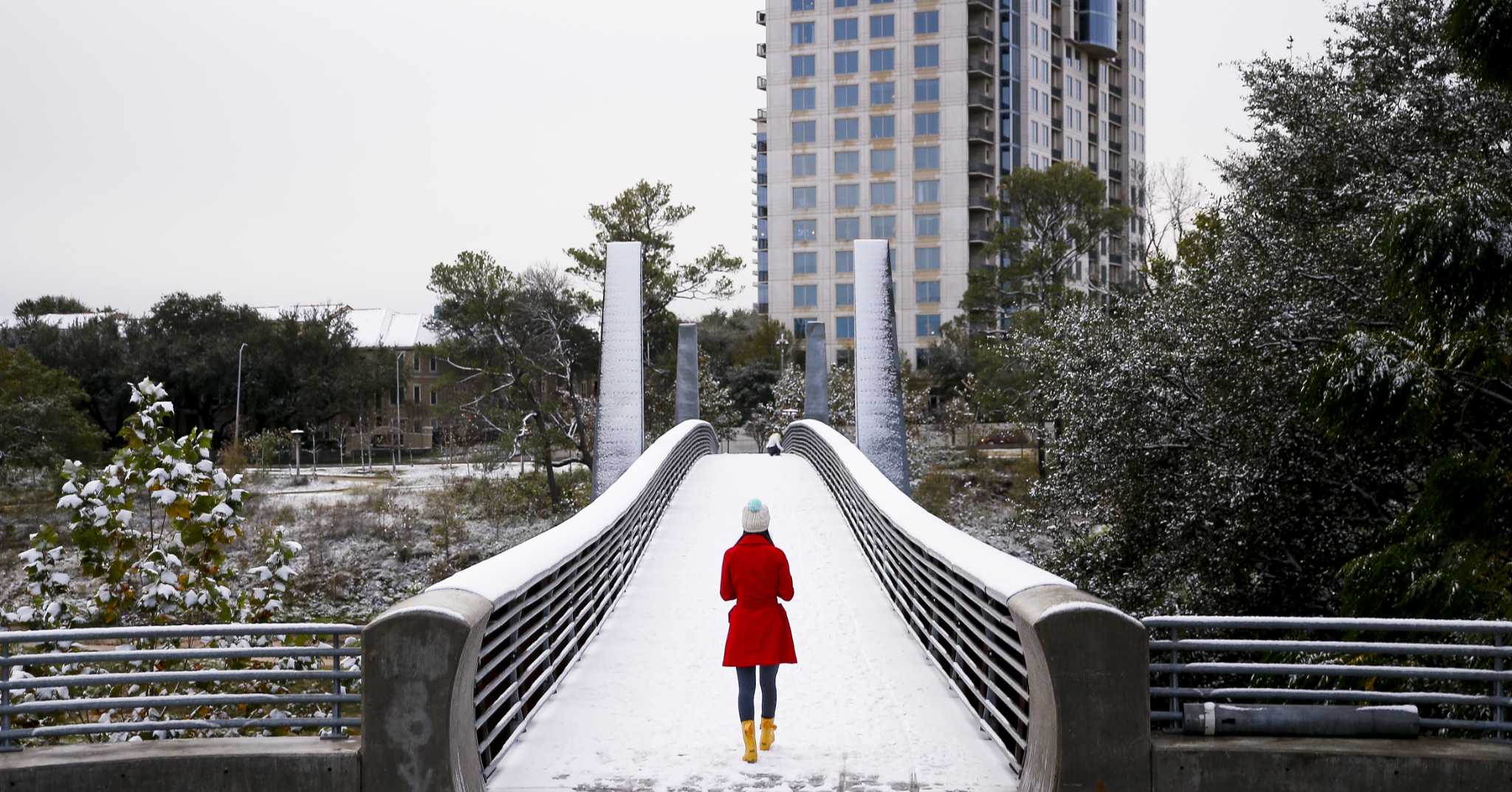 Will Houston see snow this winter? It's hard to say.