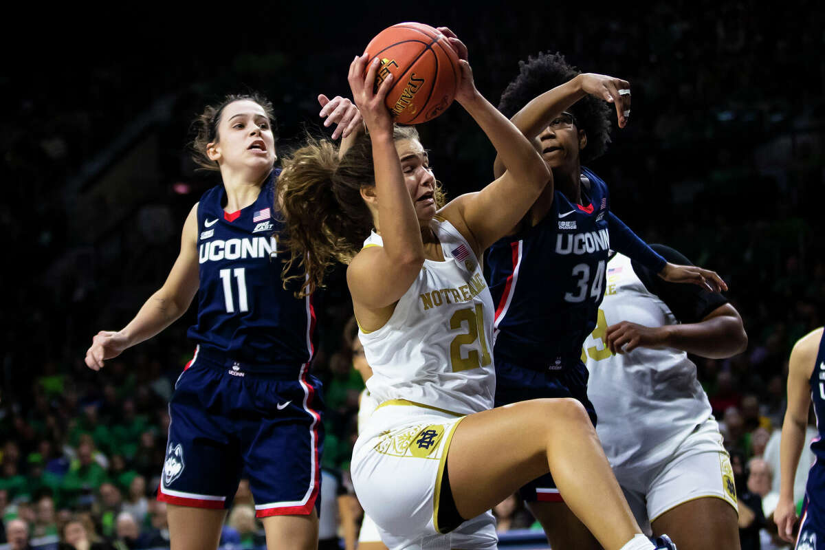 UConn women fall three post to sixth in AP Top 25 poll