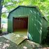 The Friends of the Betsie Valley Trail have purchased a prefabricated shed to keep maintenance equipment in, which is also used by the nonprofit Joy2Ride.  