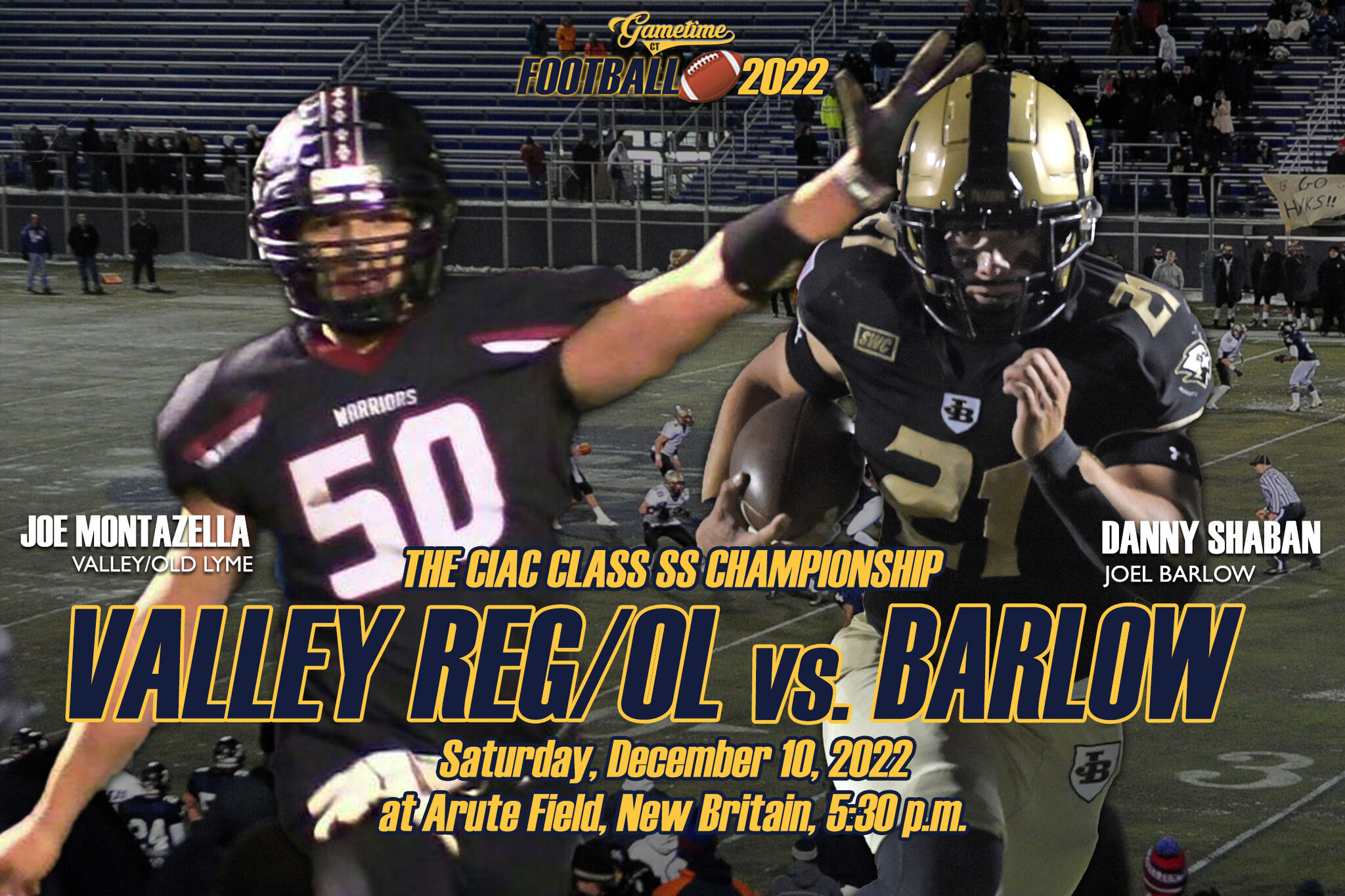 2022 Class SS football championship preview: Joel Barlow vs. Valley  Regional / Old Lyme