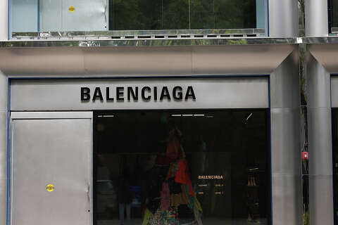 'Pedophiles' banner hung in front of Texas Balenciaga store