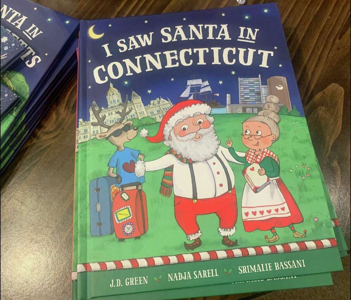 "I saw Santa in Connecticut" by J.D. Green. 
