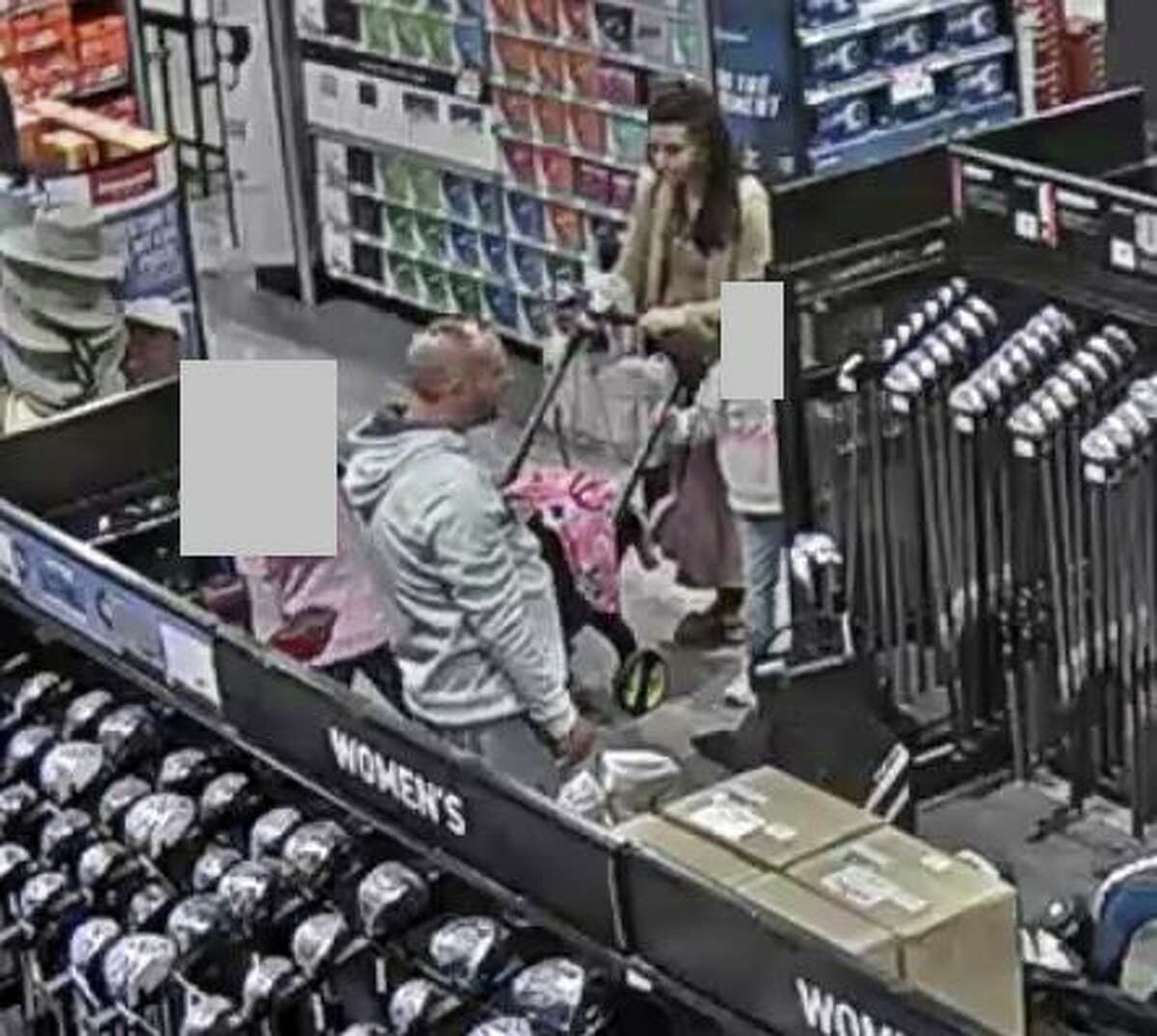 Midland Police Department is searching for DICK’s Sporting Goods theft suspects that stole golf equipment,