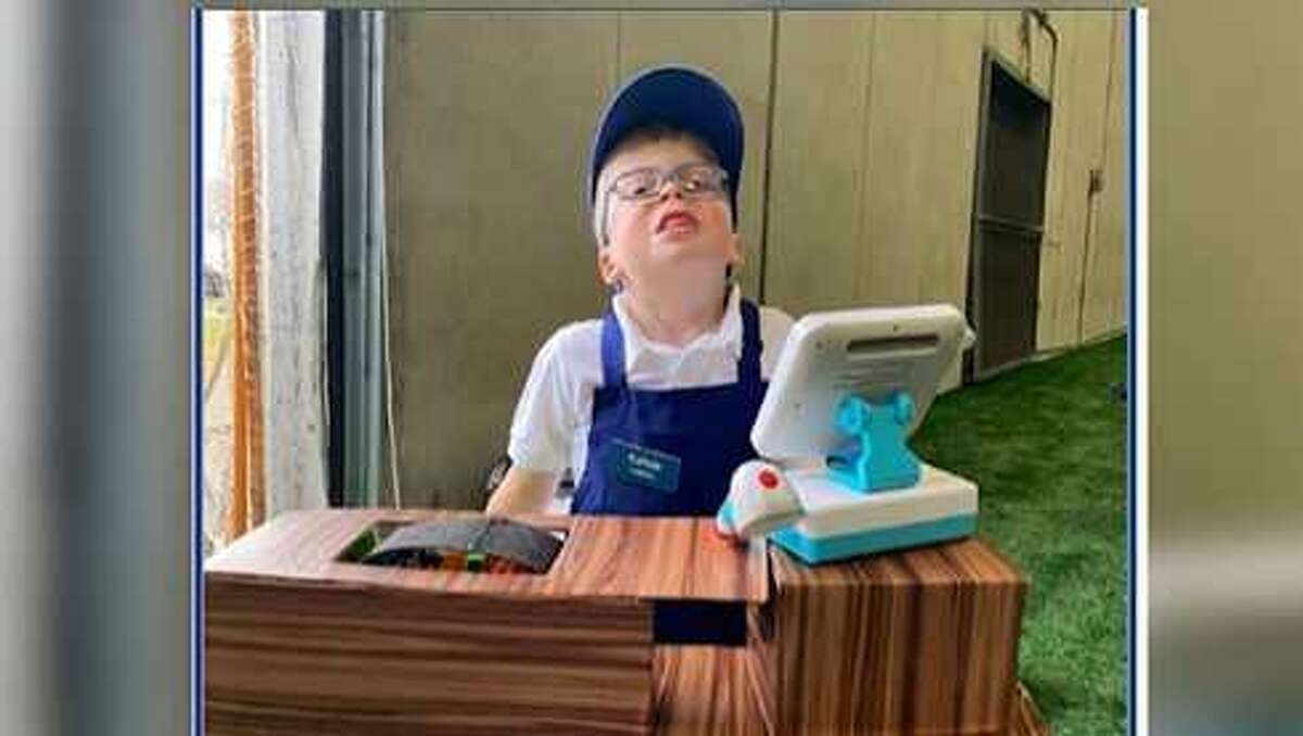 Boy who dressed up as store cashier for Halloween gets surprise from