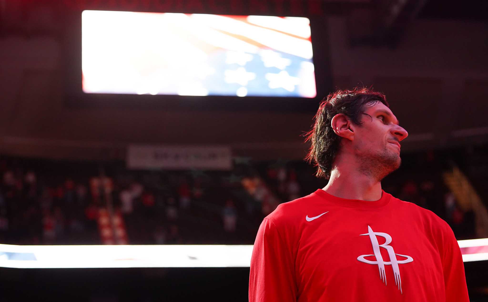 Dallas Mavericks guard Boban Marjanovic (51) poses during NBA