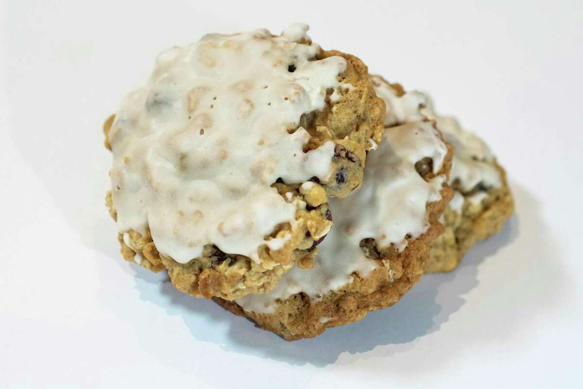 Maple Glazed Oatmeal Cookies