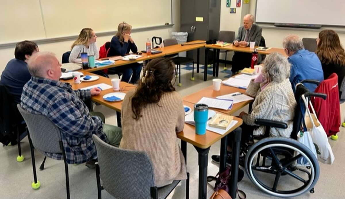 College of Saint Rose faculty and graduate students provide services under a federally funded program that serves adults who suffered a stroke or other traumatic brain injury and book club is a popular element of the classes at The College of Saint Rose. 