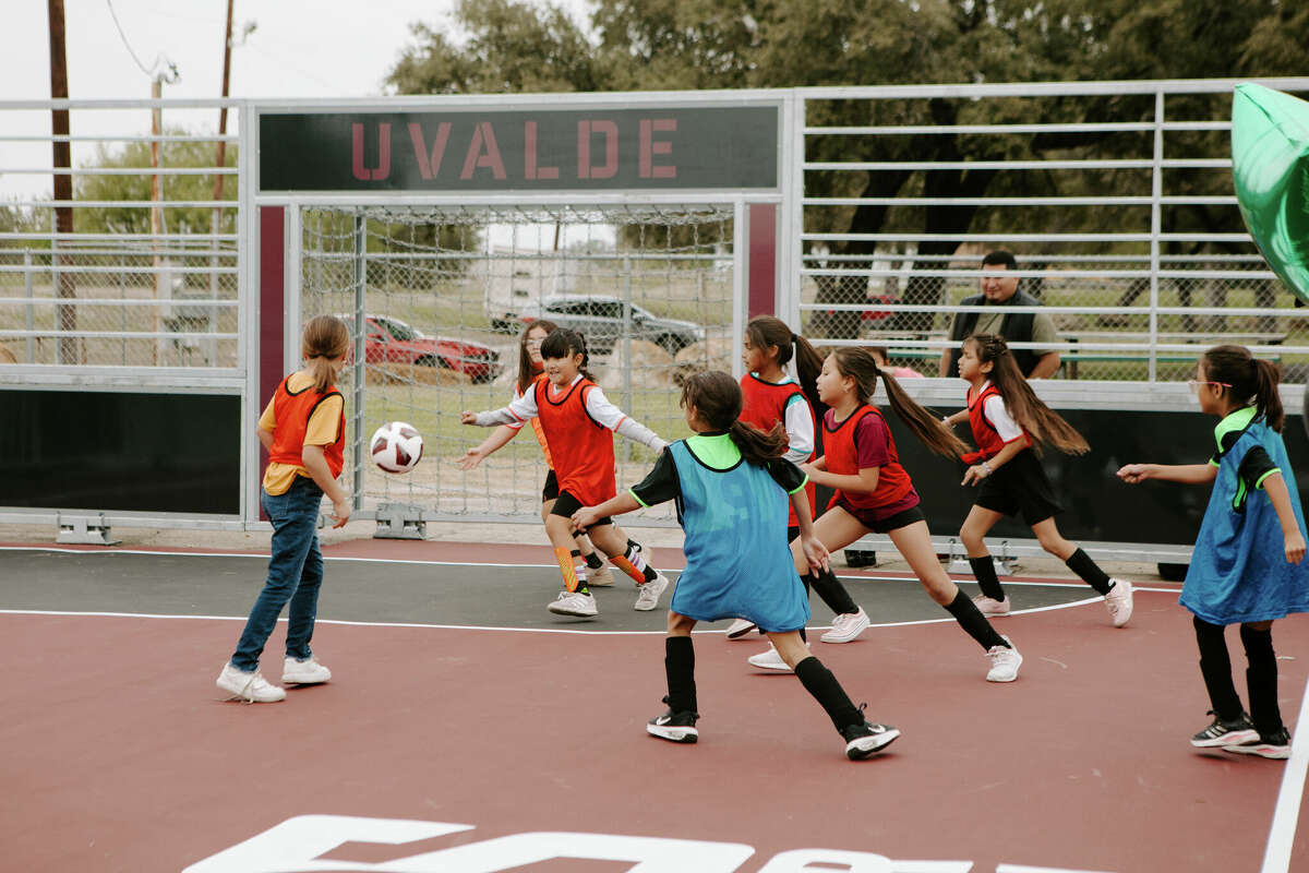 The mini-pitch in Uvalde is the sixth installed in Central Texas since 2019.