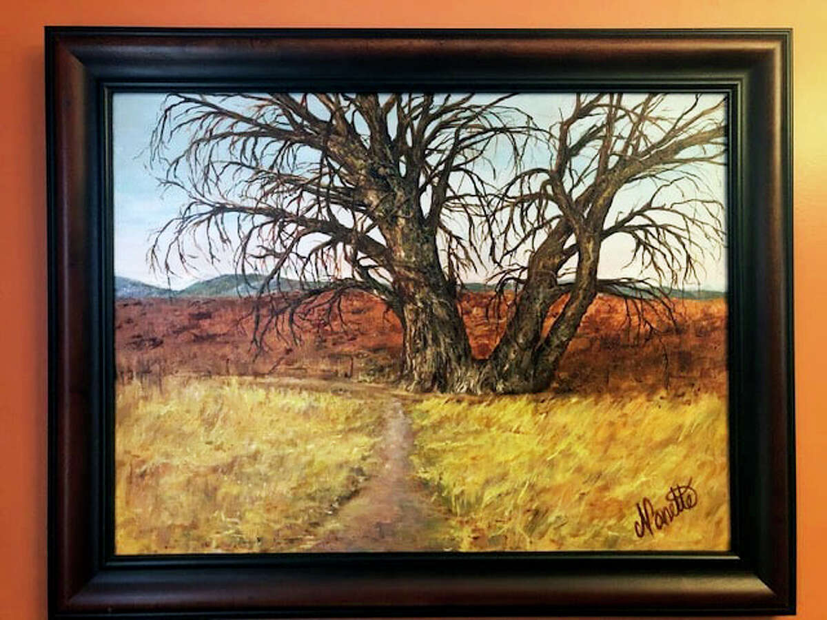The Buttonwood Tree, at 605 Main St., Middletown, is showing paintings by resident artist Nanette Albright Fresher during December.