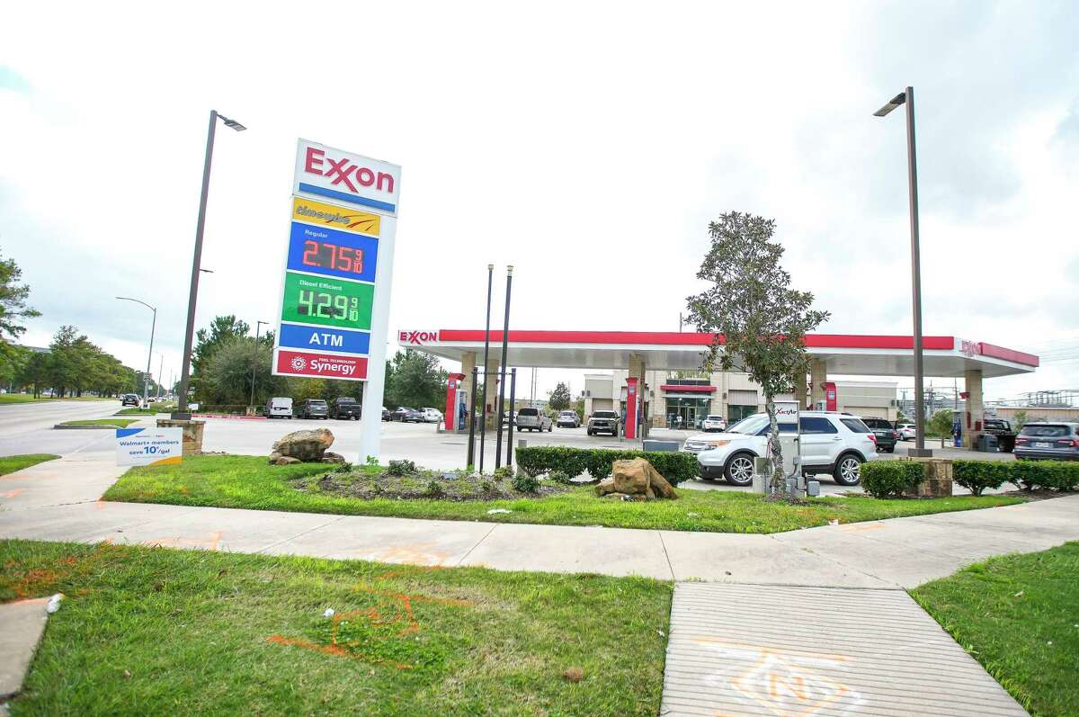 An Exxon station at 15931 John F Kennedy Blvd on Tuesday, Dec. 6, 2022 in Houston.