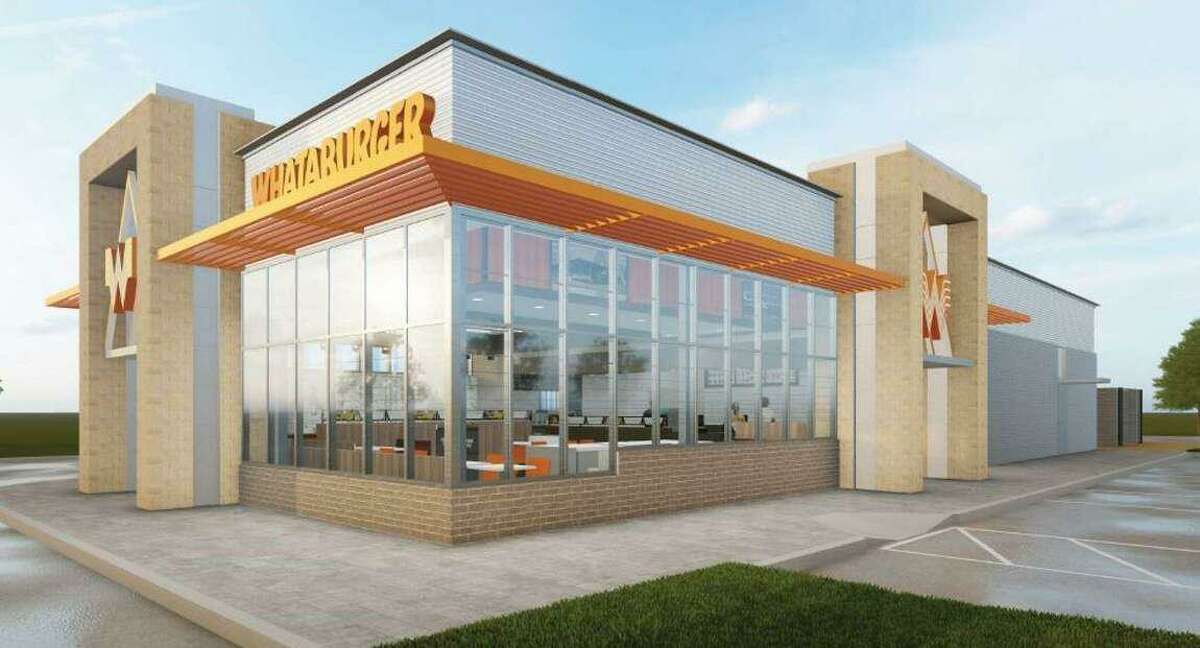 Whataburger’s latest design for new stores is seen in a rendering provided by the company.