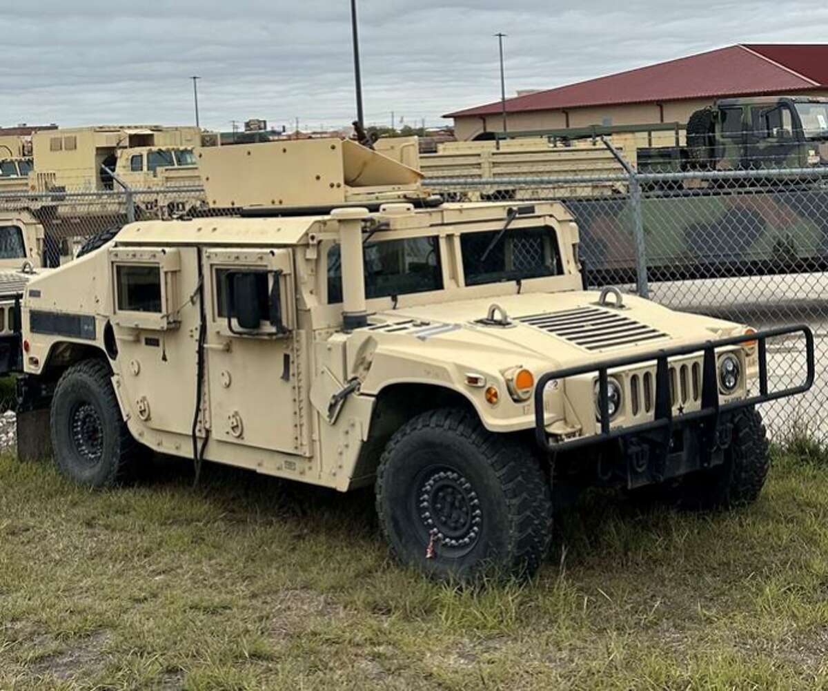 The San Marcos Police Department said someone broke into an Army facility in San Marcos and stole a Humvee similar to the one that is pictured.