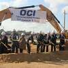 OCI executives and local leaders broke ground on OCI's new Blue Ammonia Project facility located at 1560 Lone Star Drive at Twin City Highway on Dec. 7.