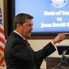 Webb County District Attorney Isidro R. "Chilo" Alaniz presents the closing argument in the capital murder trial of former U.S. Border Patrol supervisor Juan David Ortiz, at the Cadena-Reeves Justice Center in San Antonio, Texas, Wednesday, Dec. 7, 2022. Ortiz is accused in the murders of four women in September 2018. He is facing life without the possibility of parole if found guilty. The trial was moved from Laredo to San Antonio due to publicity.