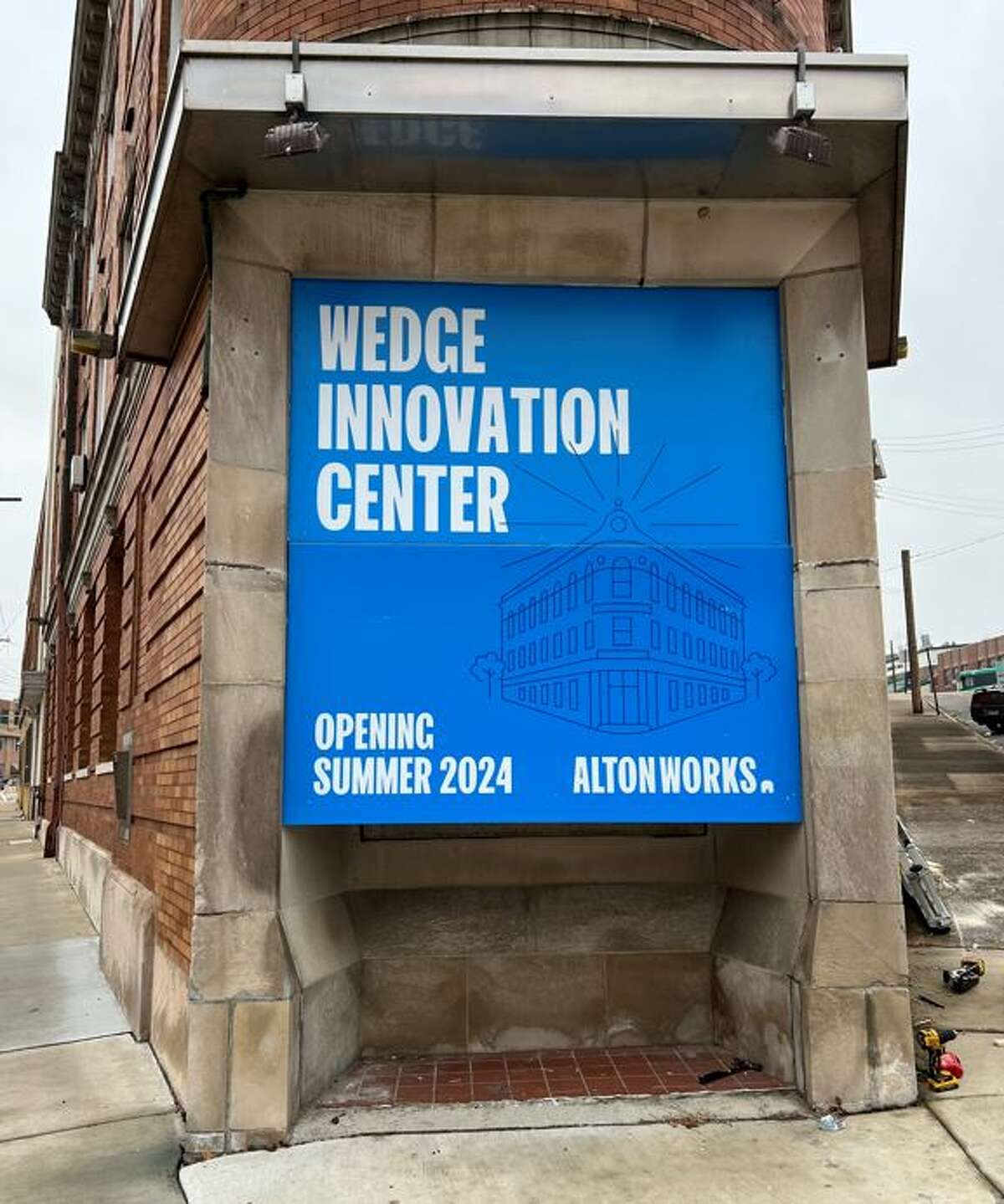 Construction is scheduled to start Monday on the Wedge Innovation Center on East Broadway, according to AltonWorks.