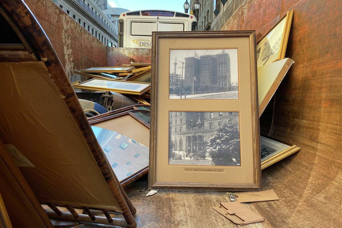 Hundreds of historic artwork tossed from The Westin St. Francis.