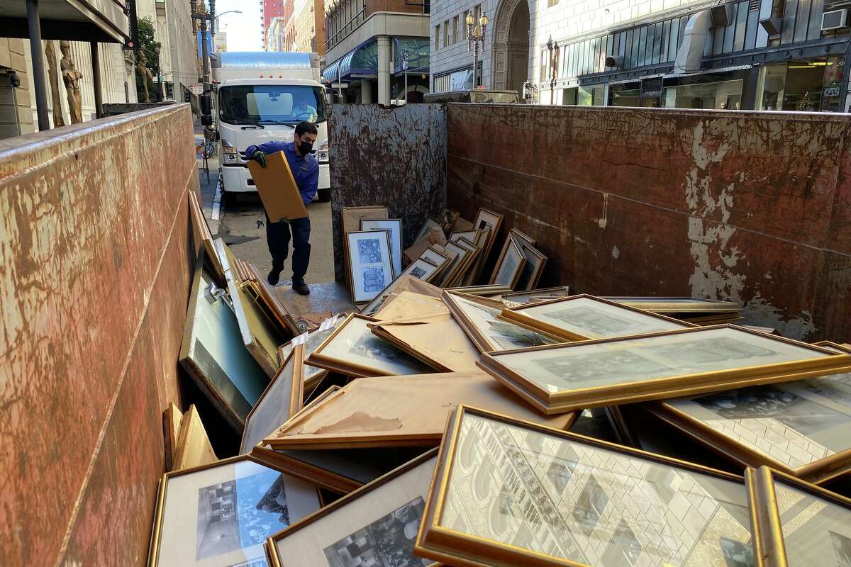 Hundreds of historic artifacts thrown from the Westin St.  Francis.