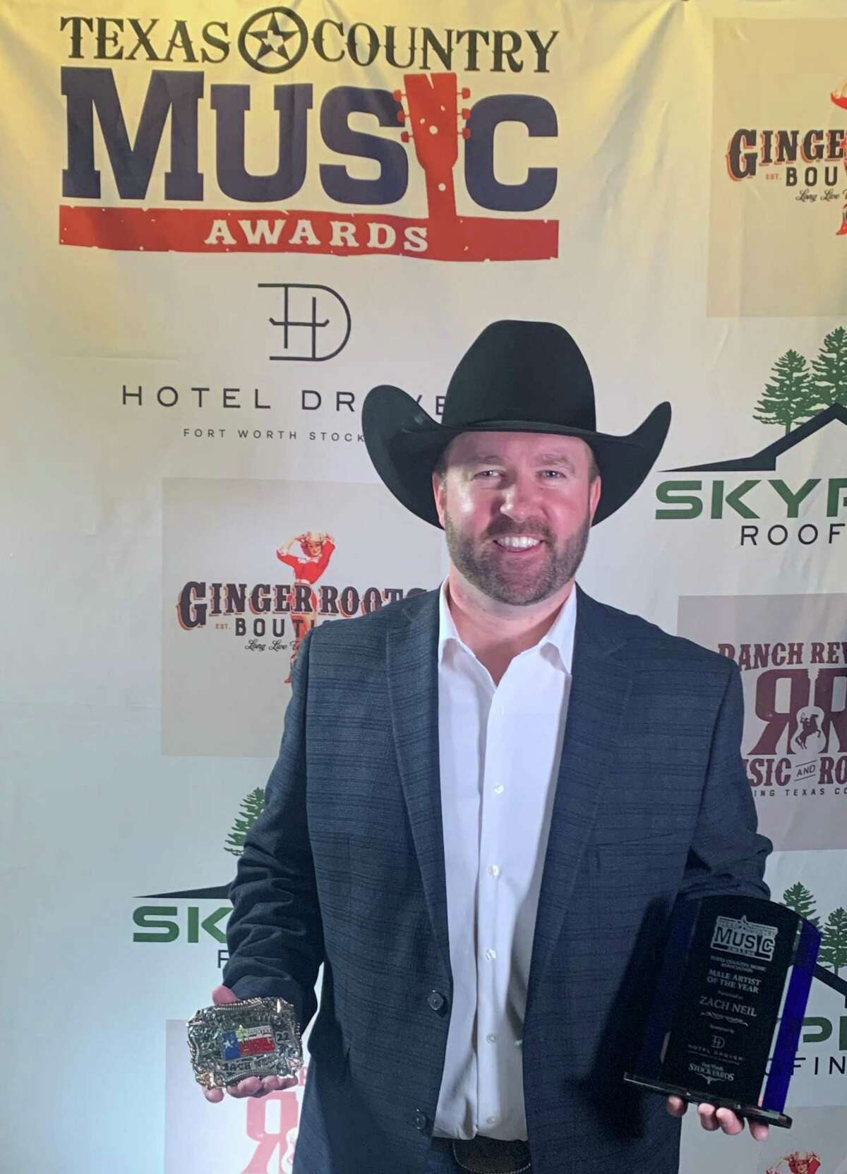 Zach Neil celebrates big win at Texas Country Music Awards