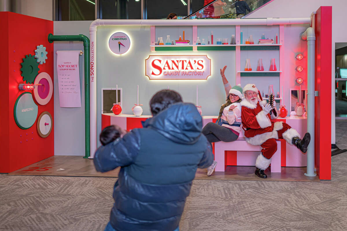 Guests can also take a selfie with Santa at the SoNo Collection through Dec. 24.