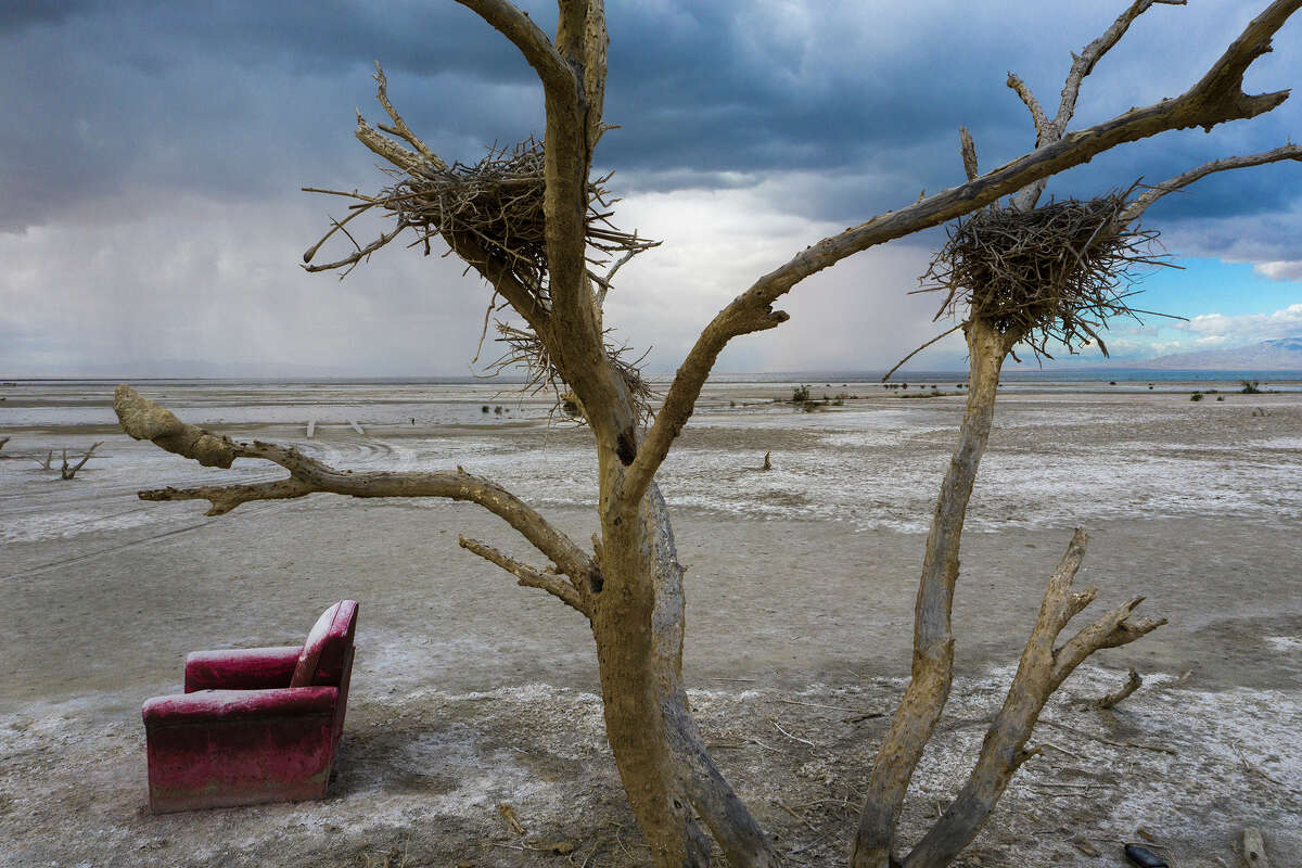 The Salton Sea, once more popular than Yosemite Valley for its sport fishing and water activities, is the latest in a long cycle of major lakes forming in the Salton Basin through Colorado River floods, then disappearing through evaporation through the millennia. 
