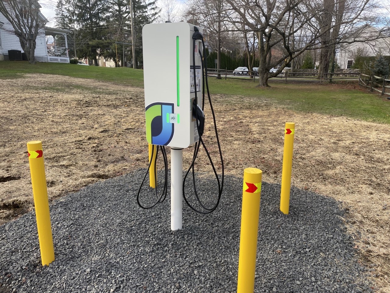 Norwalk installs first electric vehicle charger on city property