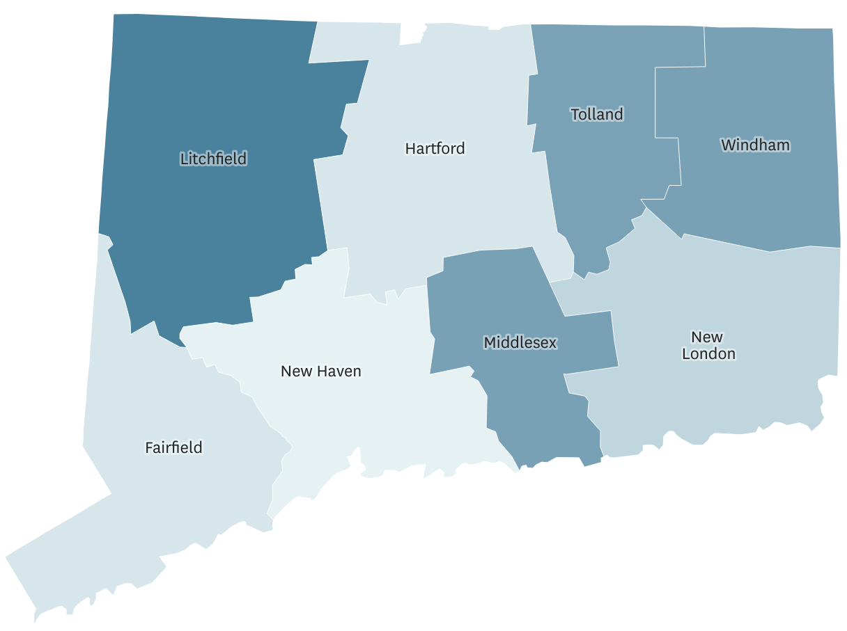 What Is The Most CT County In The State   RawImage 