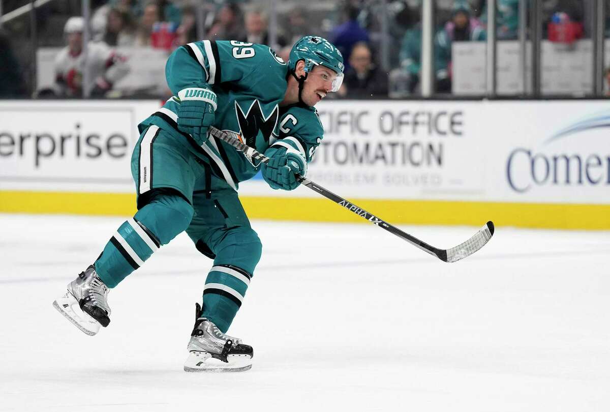 Logan Couture and the Sharks play at Anaheim at 7 p.m. Friday (ESPN+ streaming).