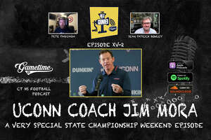 UConn coach Jim Mora joins special episode of the Meat Grinder