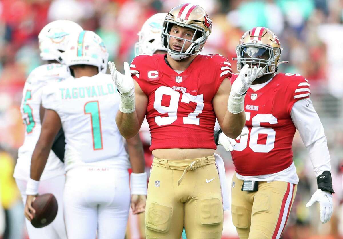 Nick Bosa's availability for 49ers against Tampa Bay unclear: 'Not there  yet'