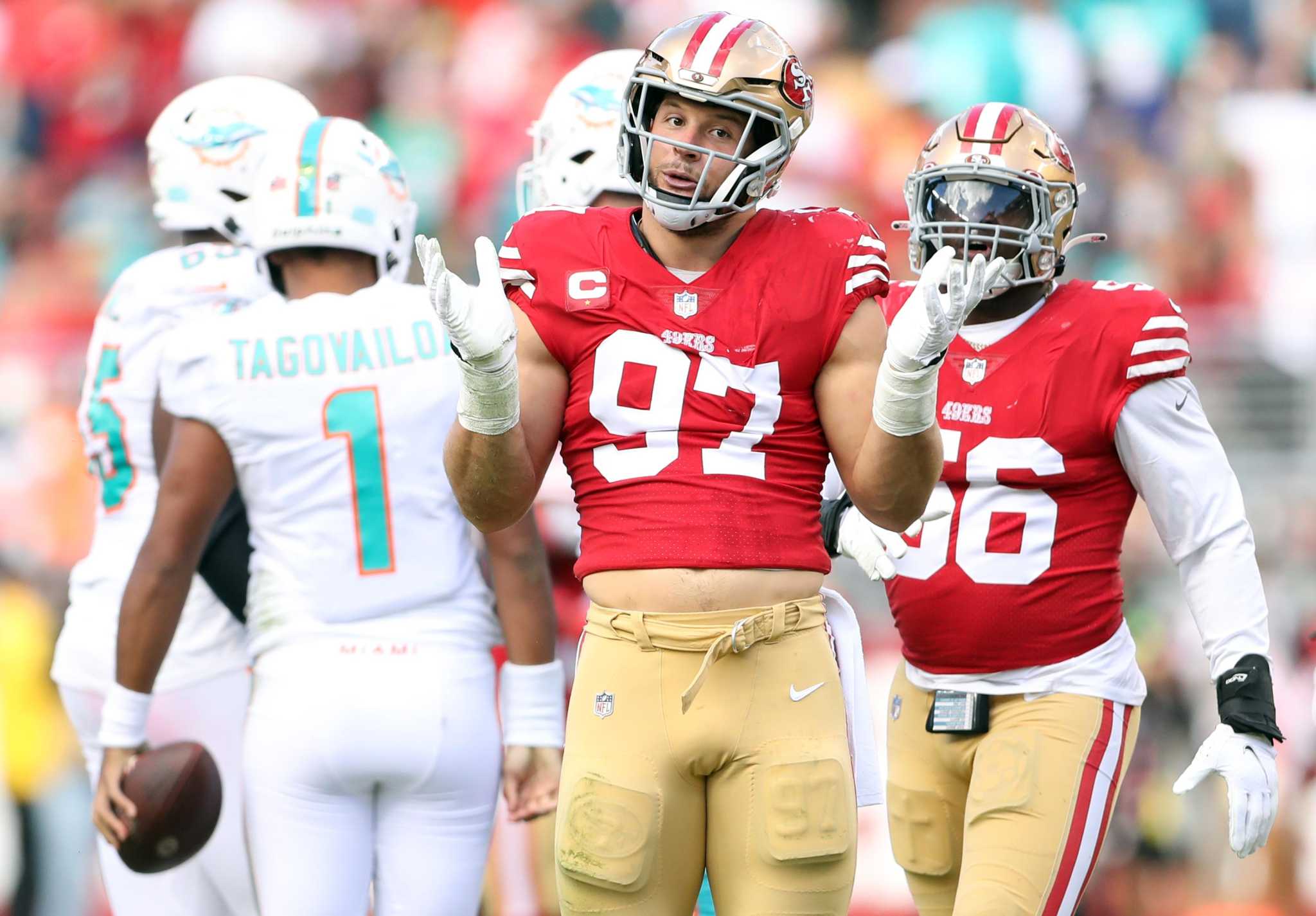 Nick Bosa’s availability for 49ers against Tampa Bay unclear ‘Not