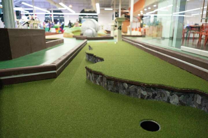 It was a Walgreens Now it s a mini golf course where you can putt It was a Walgreens Now it s a mini golf course where you can putt