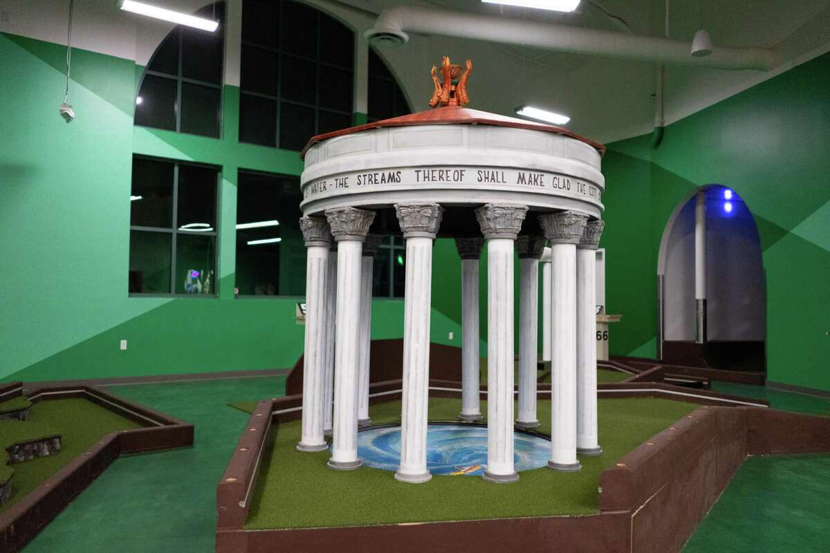 It was a Walgreens Now it s a mini golf course where you can putt It was a Walgreens Now it s a mini golf course where you can putt