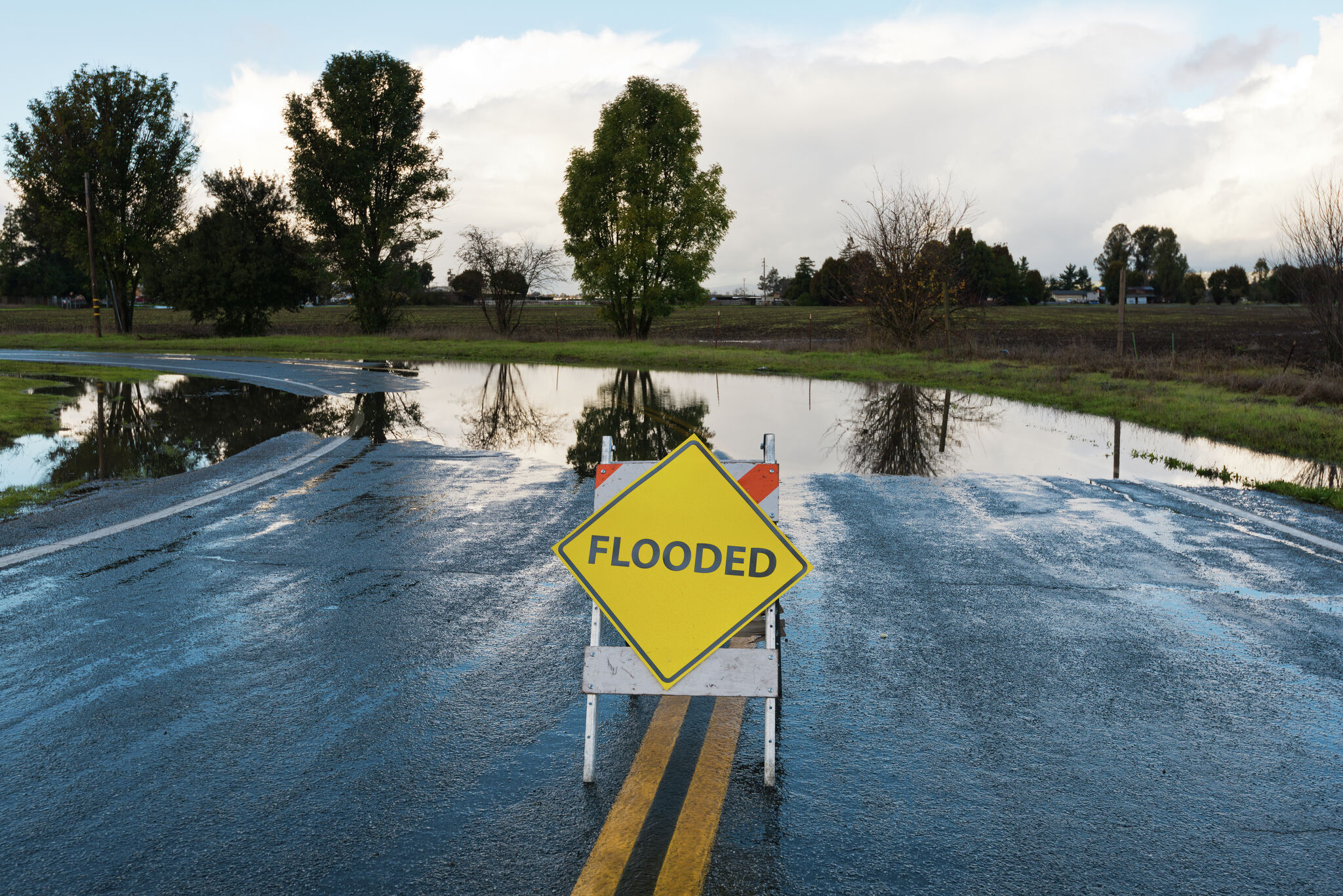 Bay Area roads close due to flooding and landslides