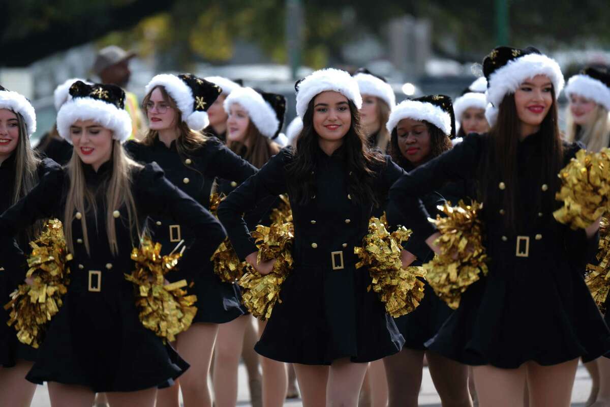 The Annual Conroe Christmas Parade, brought out the fashionable, Conroe High School Golden Girls  on Saturday.