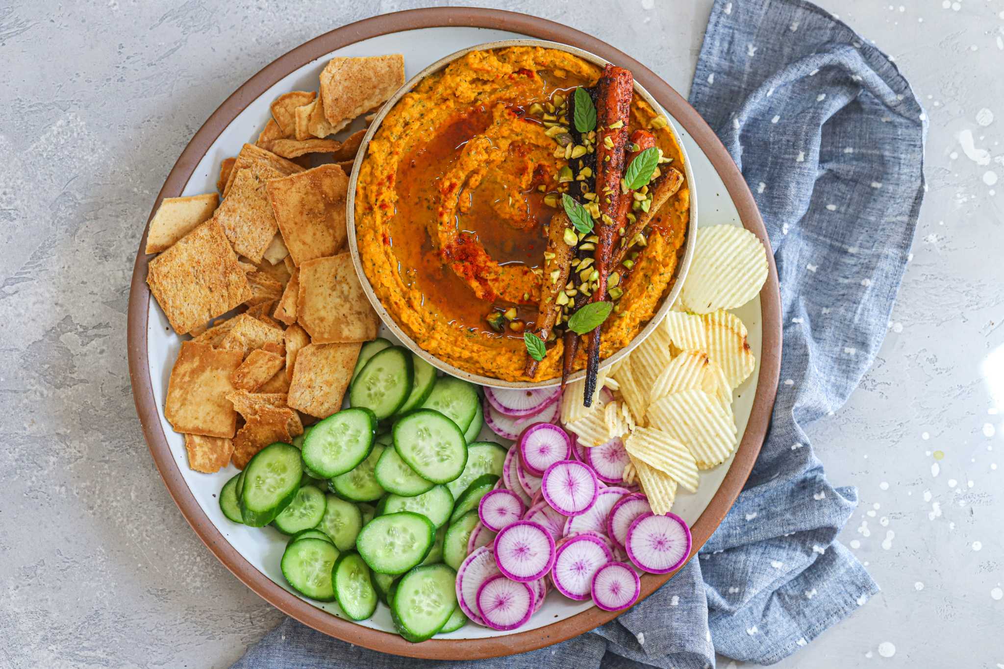 Recipe Make This Roasted Carrots Cannellini Beans Goat Cheese Dip 