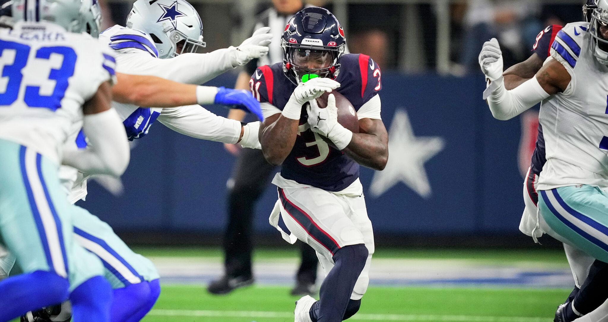 Texans running back Pierce ruled out for up to three weeks with ankle injury