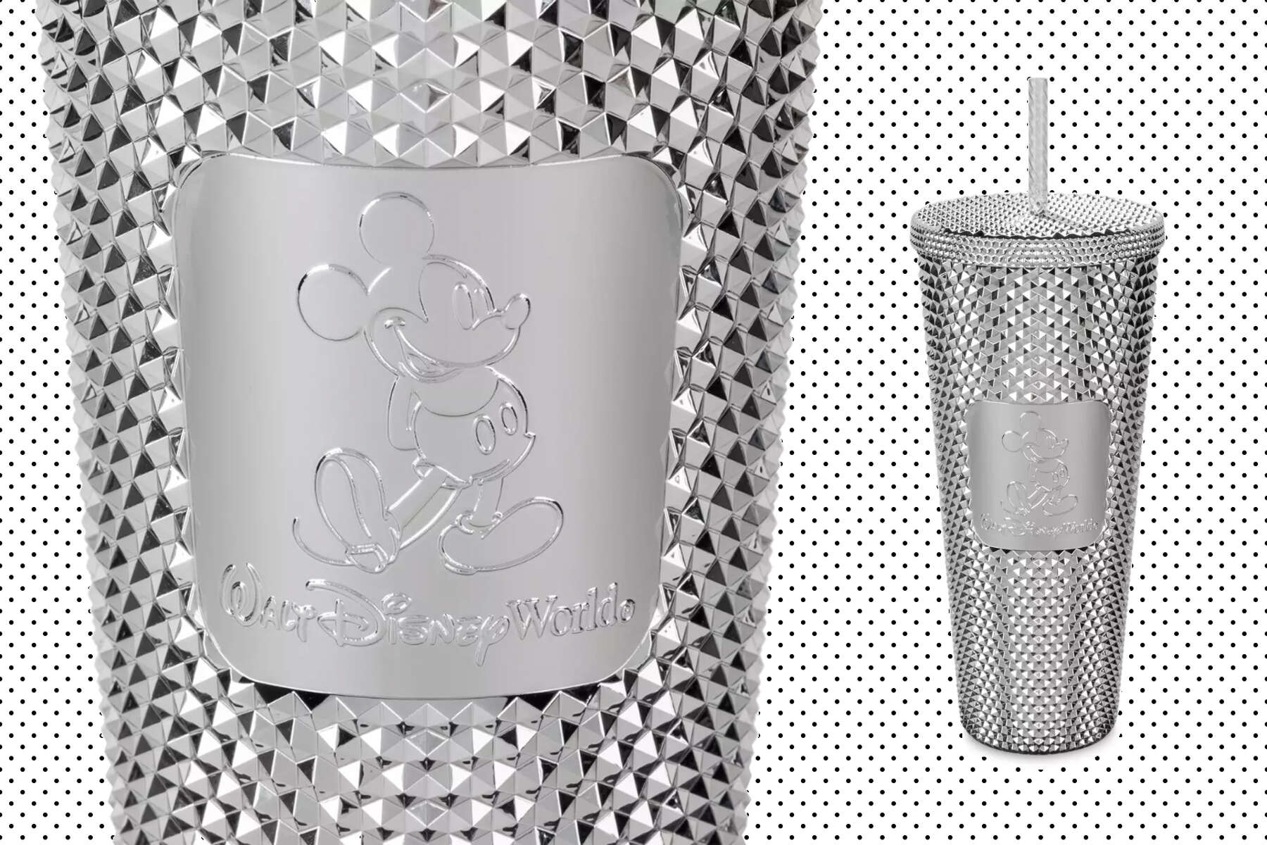 Disney Starbucks Tumbler - Disney100 Mickey Geometric - Silver