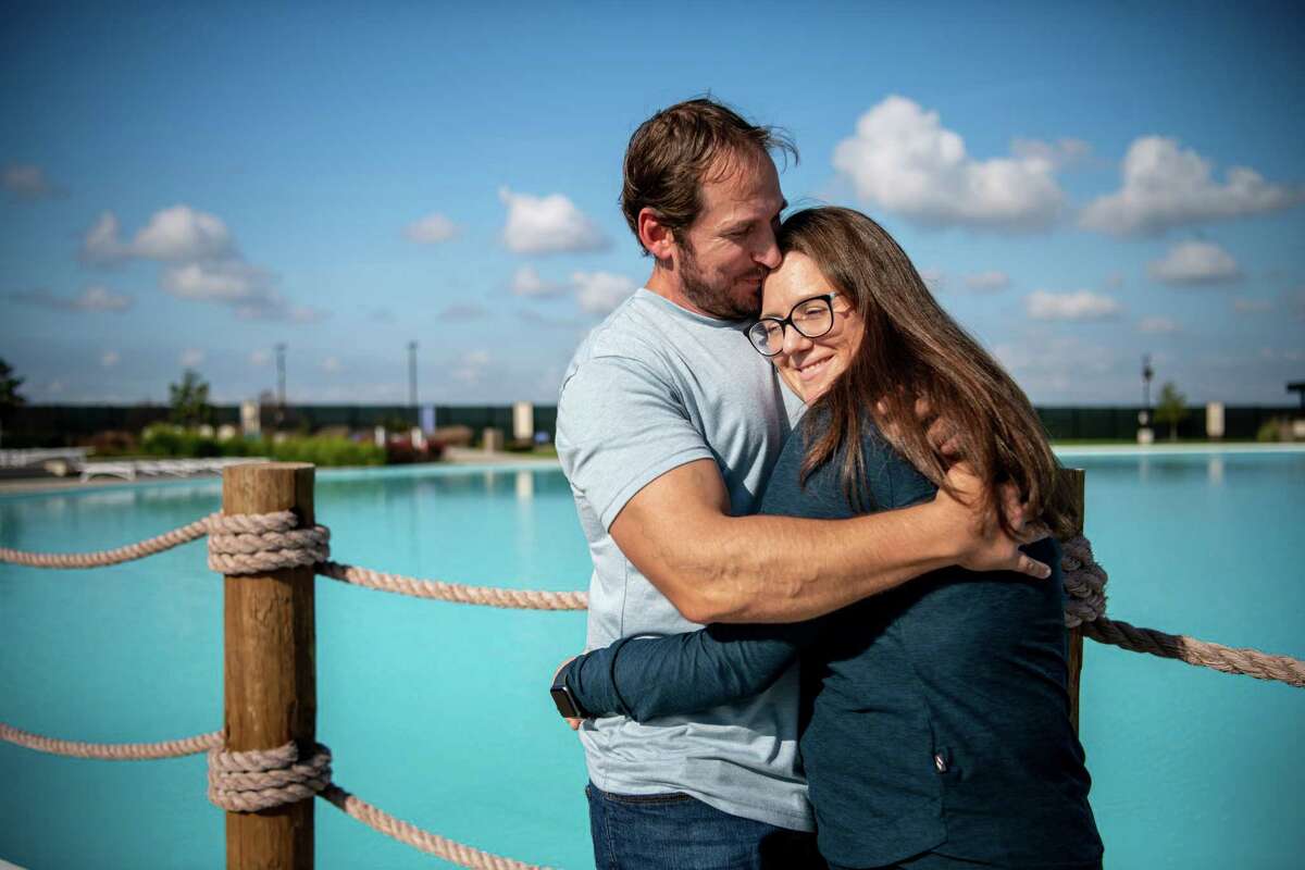 Story photo for A Texas couple both had liver transplants. Now, one helps others as a transplant surgeon.