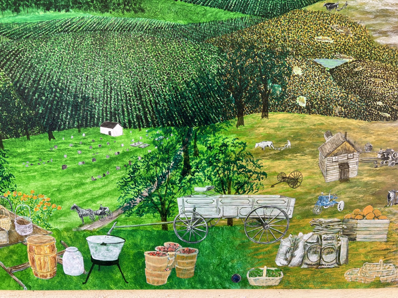 Marilla Museum highlights outdoor historic mural by area artist