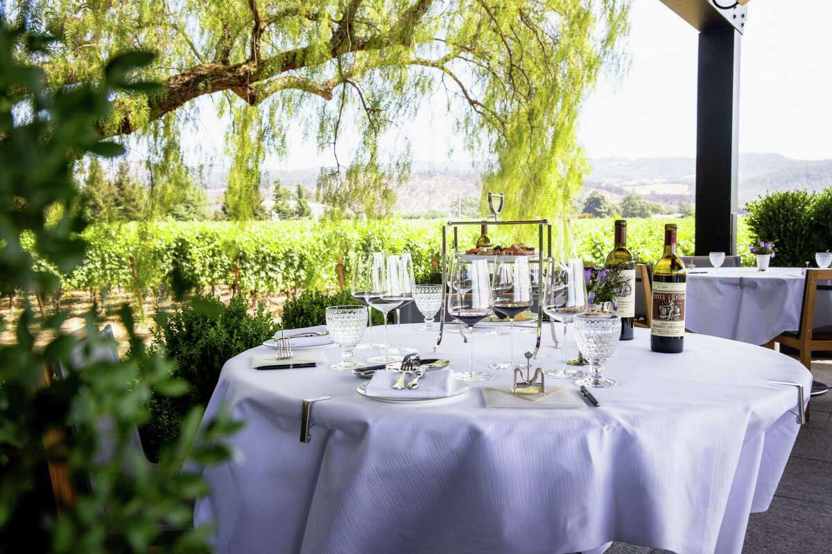 Heitz Cellar reopened this year in St. Helena and looks like a Michelin star restaurant. 