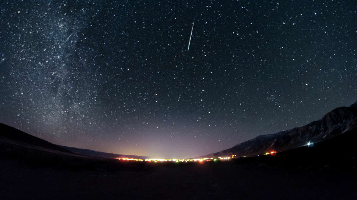 The Geminid meteor shower will reach its peak on Tuesday night. 